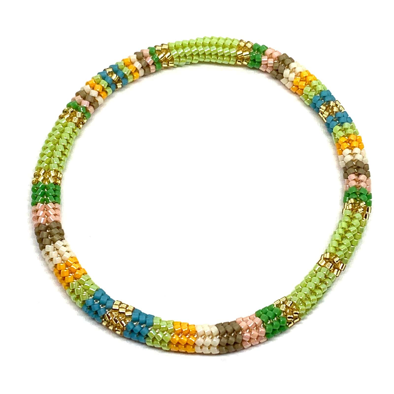 HYPNOCHIC SNAKE LARGE bracelet perles Miyuki multicolore