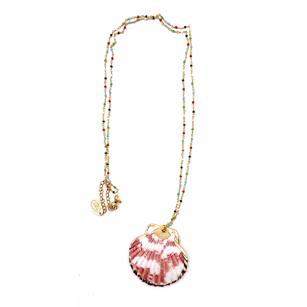 Hypnochic Sautoir Long Coquillage sautoir coquillage femme