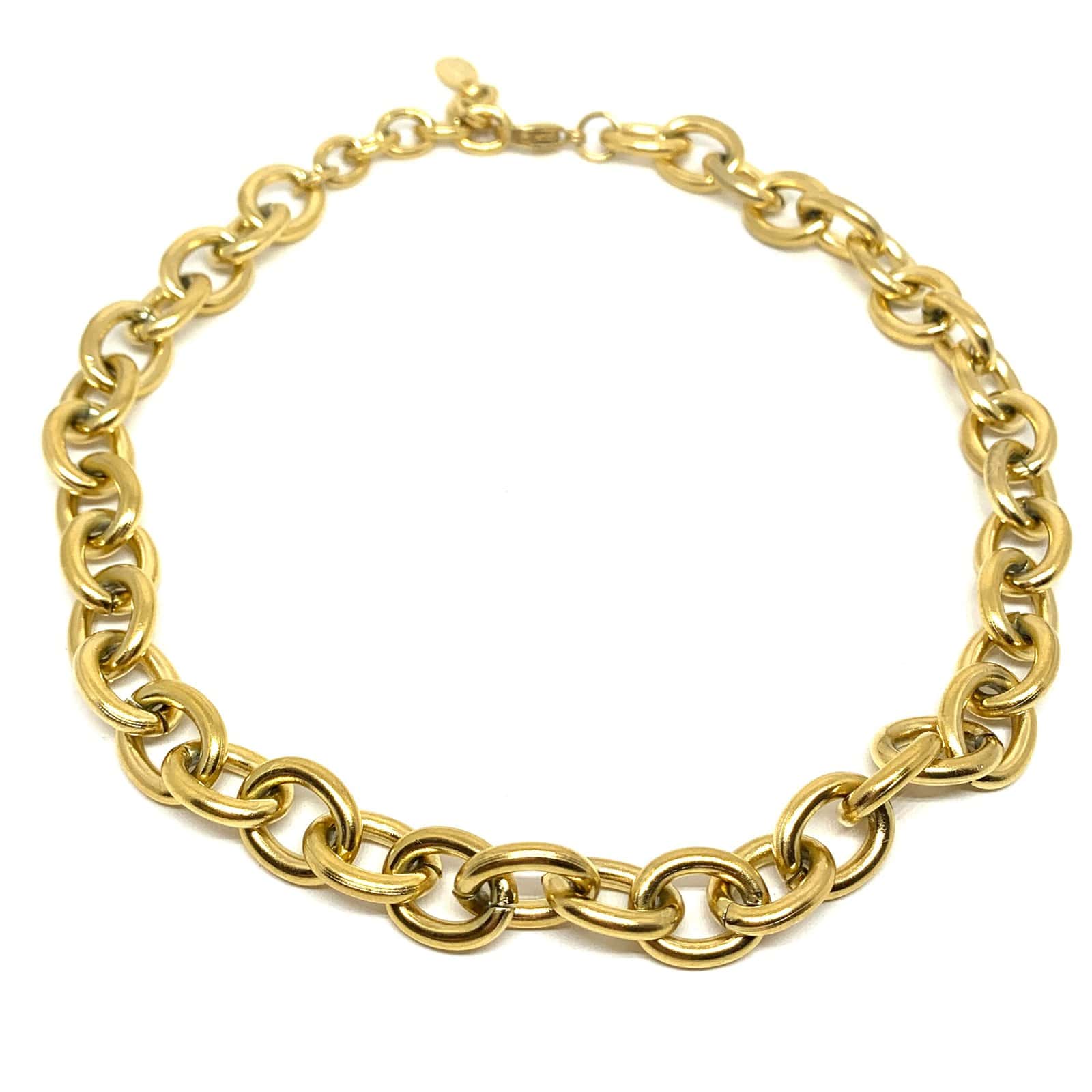 Hypnochic Mira Alba Collier Maillon Doré Acier 40 cm