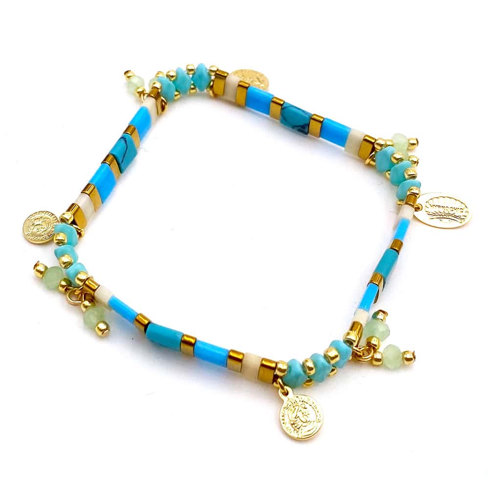 Hypnochic Bracelets Tila Stone Perles fantaisie