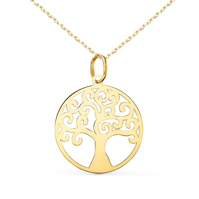 L'Atelier d'Azur Collier Arbre de Vie Or Jaune 18ct 42cm