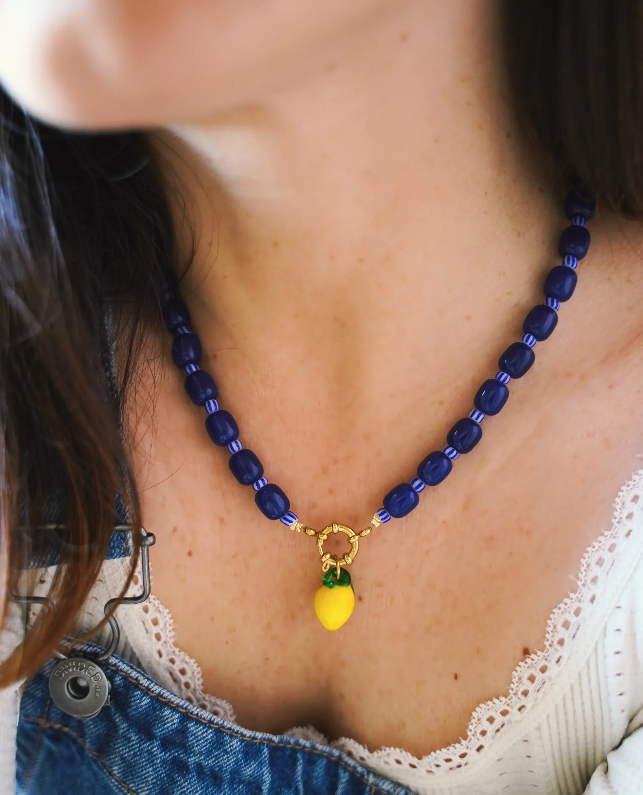 Pachanana Limoncello collier acier inoxydable