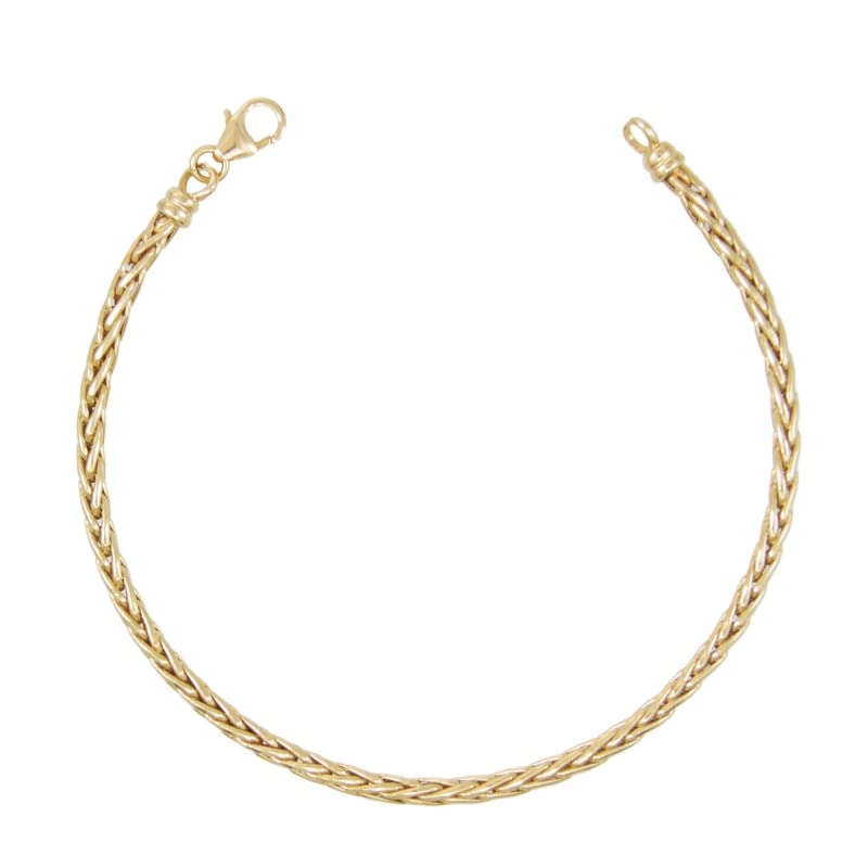 L'Atelier d'Azur Bracelet Maille Palmier Or Jaune Femme