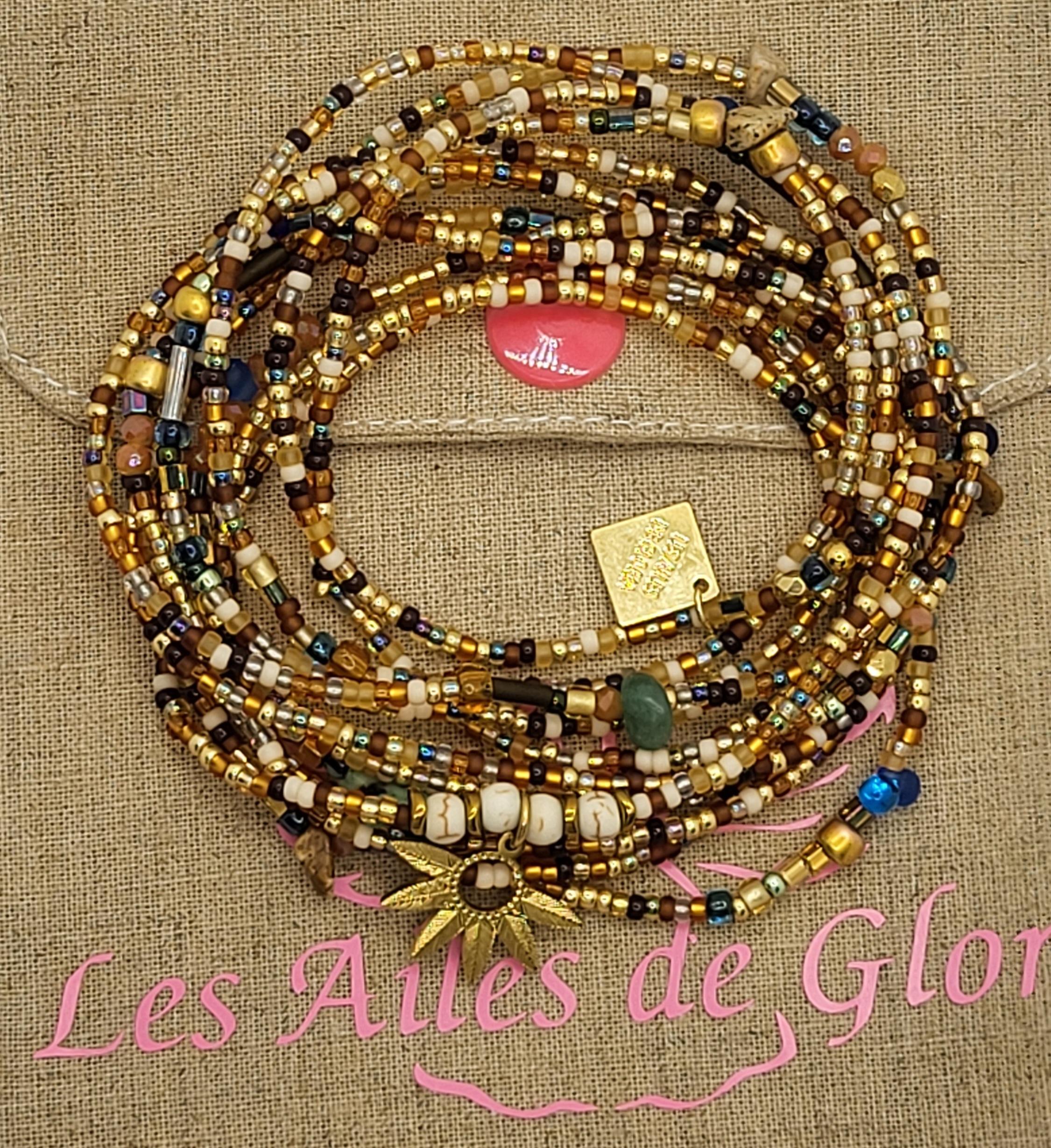 Les Ailes de Gloria Izel bracelet multirangs femme