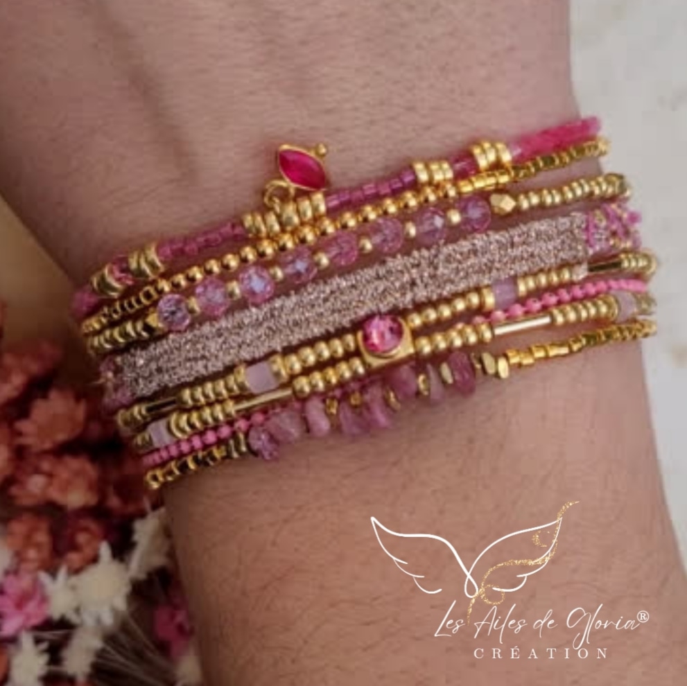Les Ailes de Gloria Bracelet Liens Josephine chaîne fantaisie femme