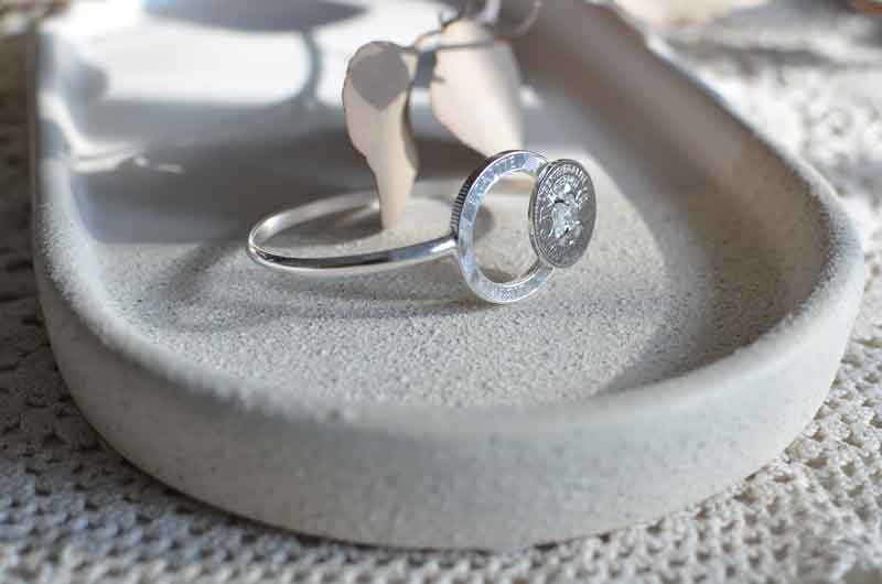 Le P’tit Franc Bastille Etoilée bracelet 10 francs zirconium