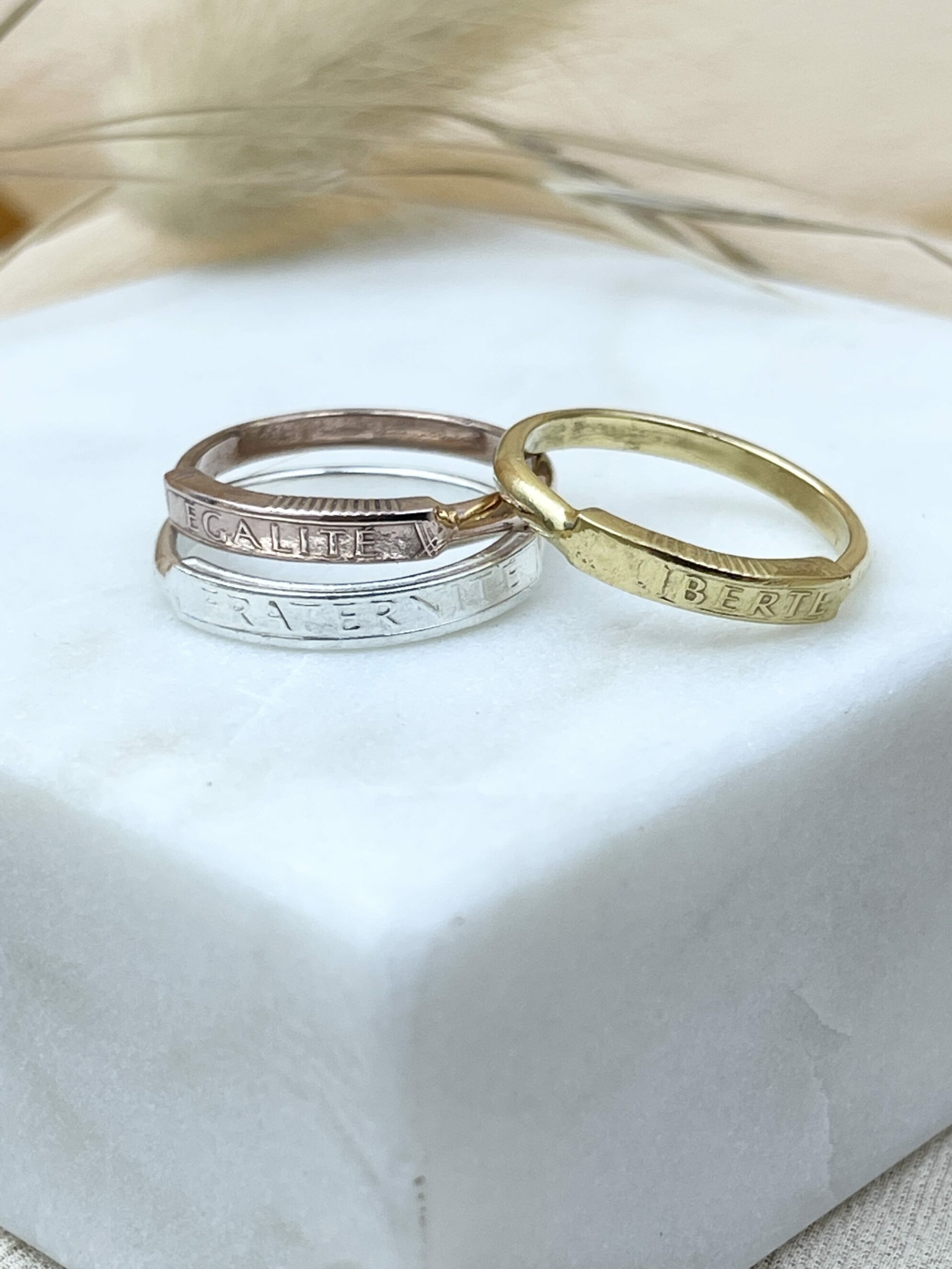 Le P’tit Franc La Précieuse bague devise Liberté 10 francs