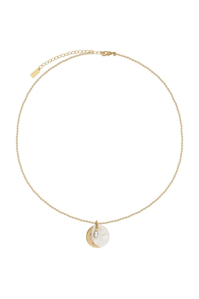 Leticia Ponti Colliers Luna Nacre collier blanc
