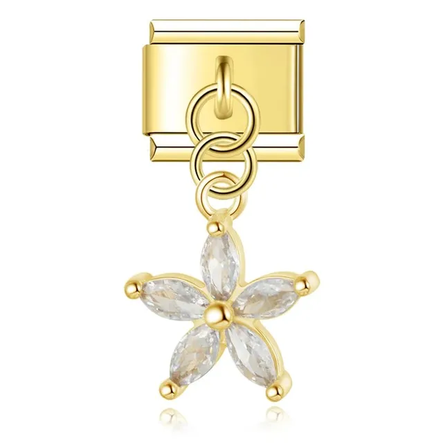 Les Ailes de Gloria Nos Wings Edelweiss breloque charm
