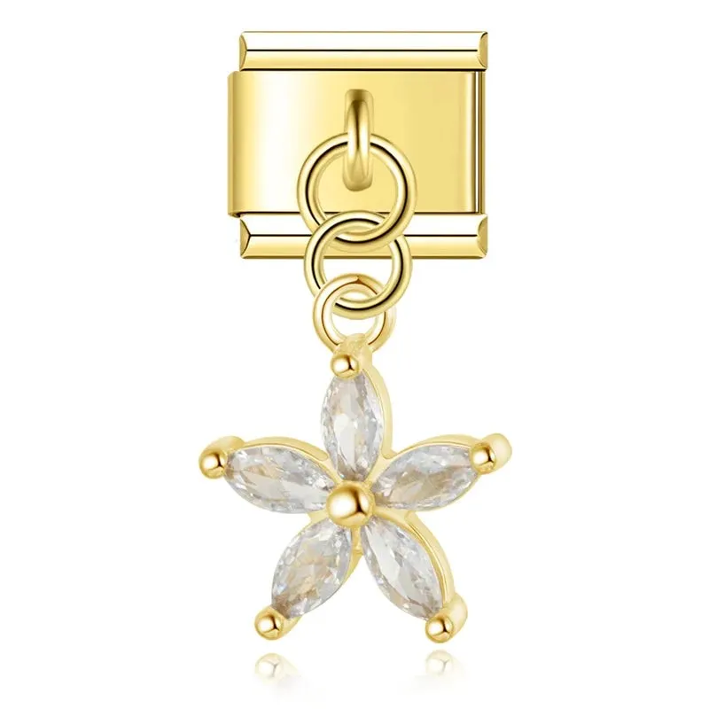 Les Ailes de Gloria Nos Wings Edelweiss breloque charm