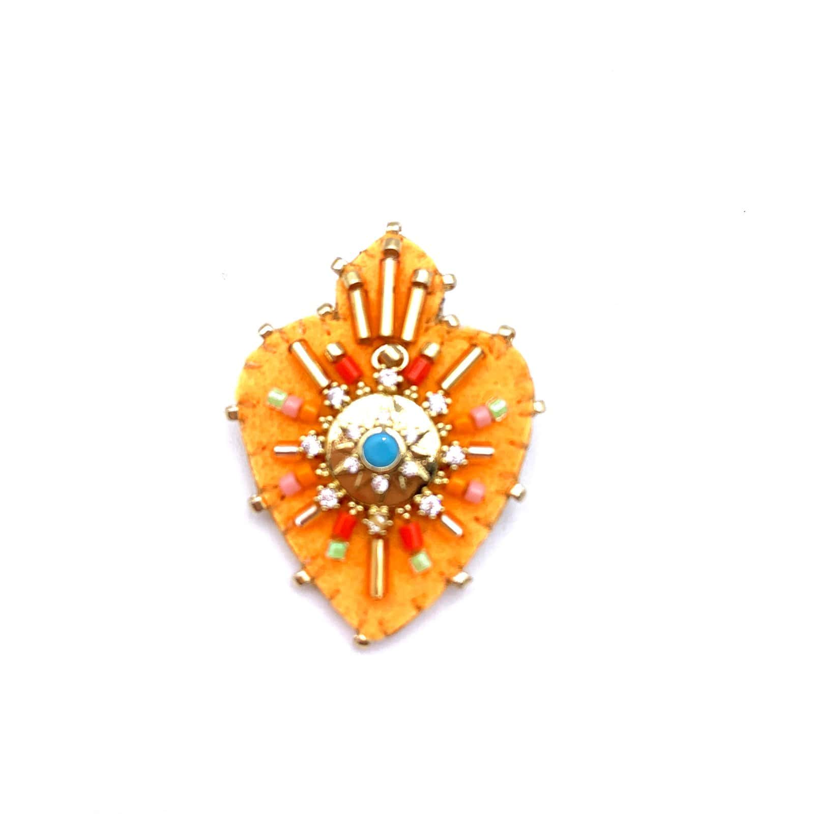 HYPNOCHIC Accessoires Julia broche perles feutrine
