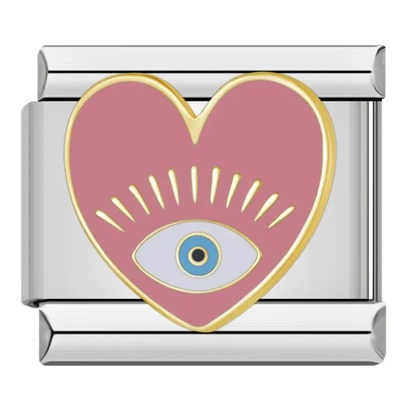 Les Ailes de Gloria Nos Wings Charm Heart Pink Karma cœur rose