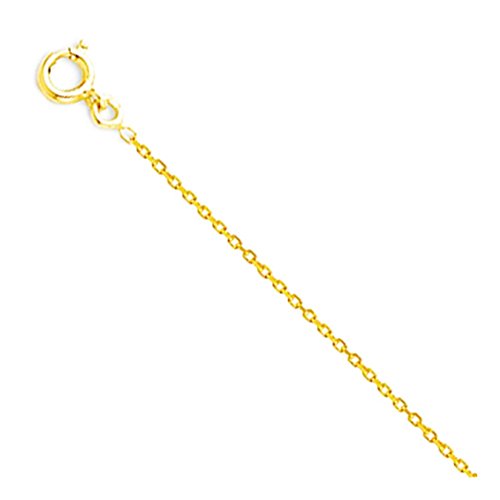 L'Atelier d'Azur Forçat Diamantée Or Jaune Collier Chaîne Mixte