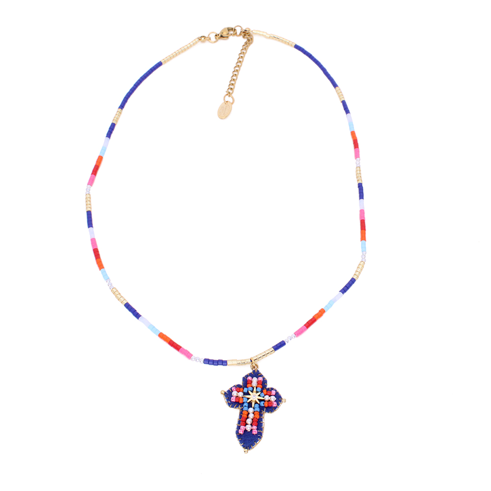 Hypnochic Baby Marta collier pendentif croix fantaisie