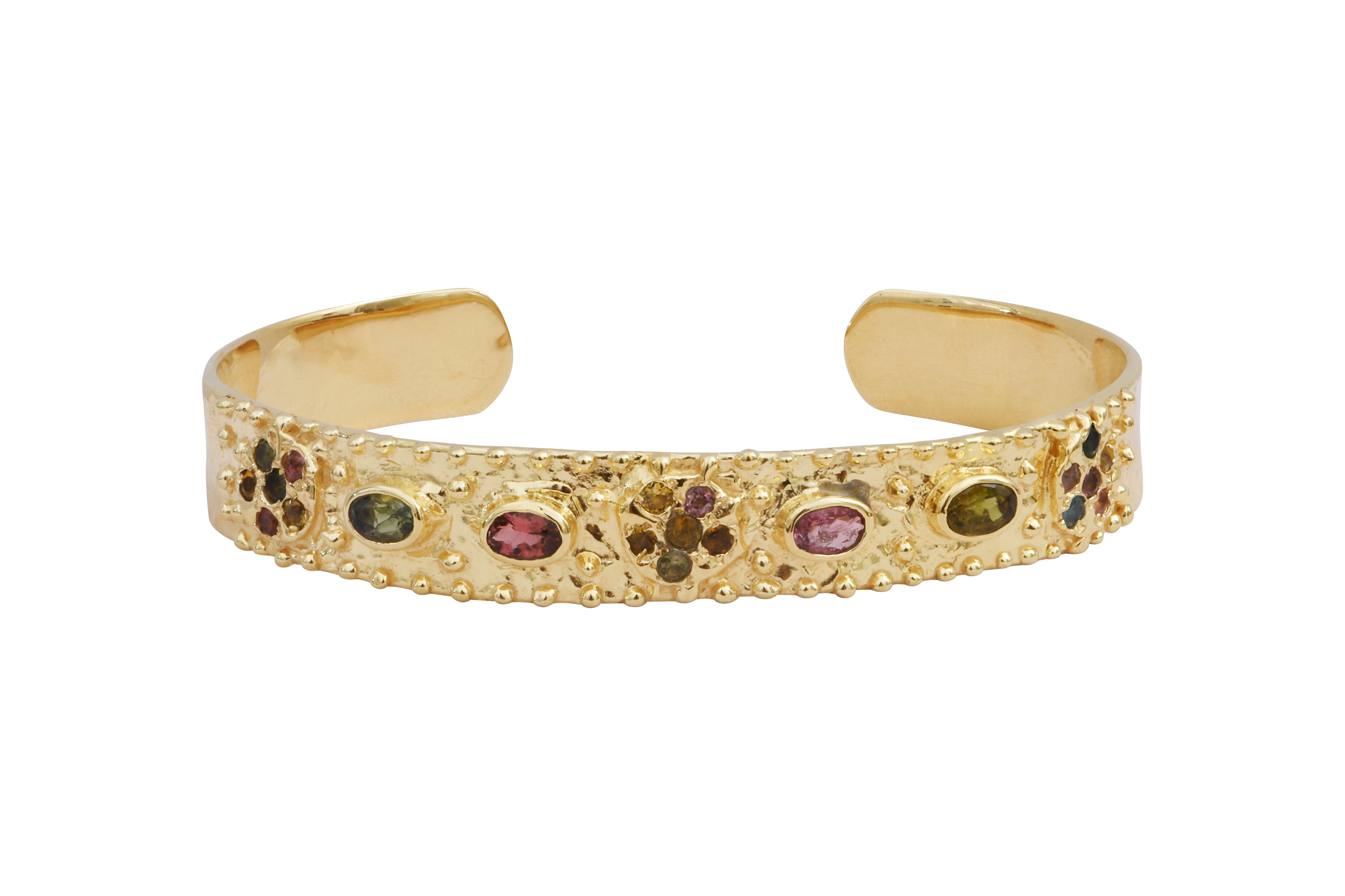 Leticia Ponti Gina bracelet améthyste plaqué or