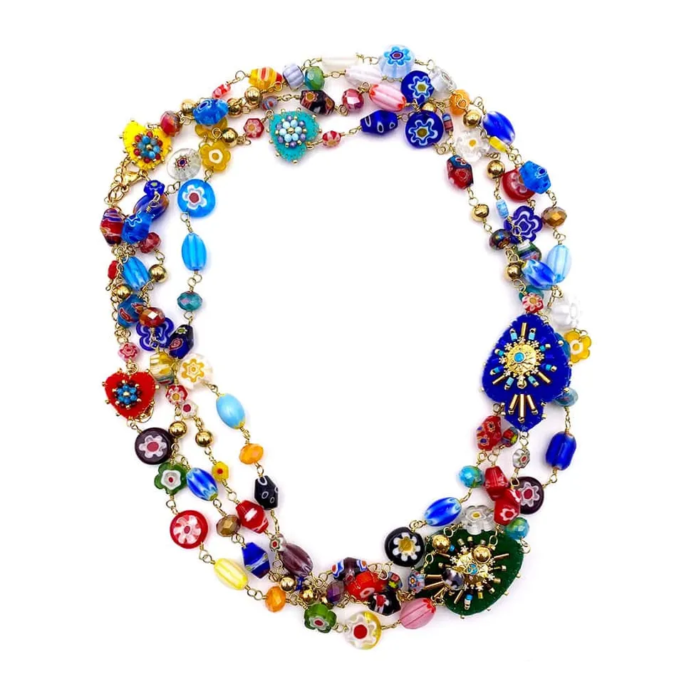 HYPNOCHIC Sautoirs Murano Julia collier long verre