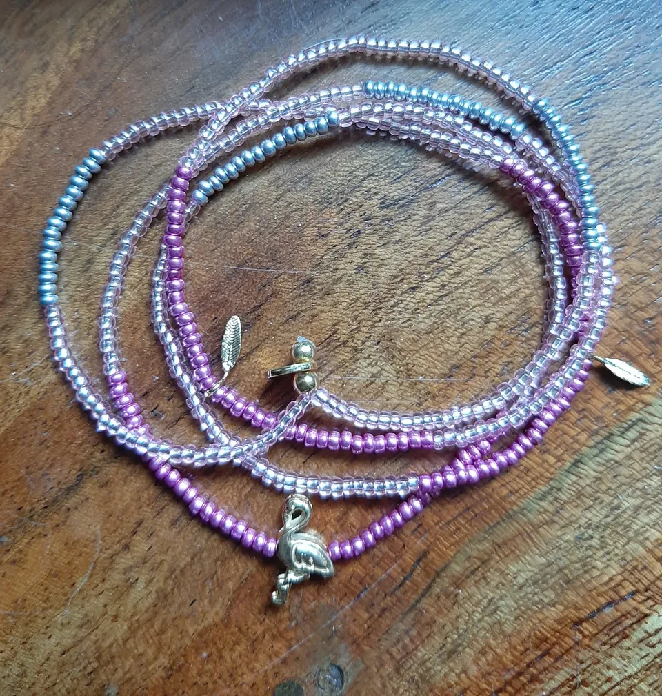 Les Ailes de Gloria Multirangs Flamingo bracelet fantaisie