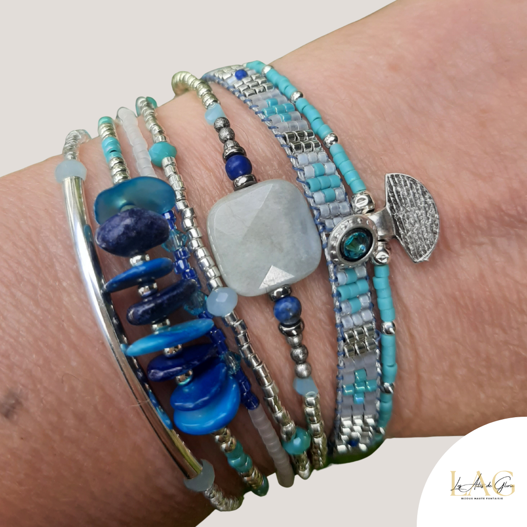 Les Ailes de Gloria Lemanja bracelet manchette large