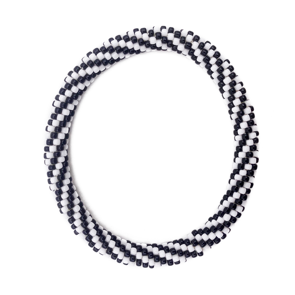 HYPNOCHIC Donuts Noir et Blanc bracelet perles Miyuki
