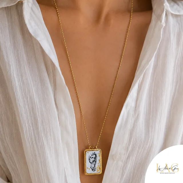 Les Ailes de Gloria Scapulaires Sautoir Scapulaire Lumière