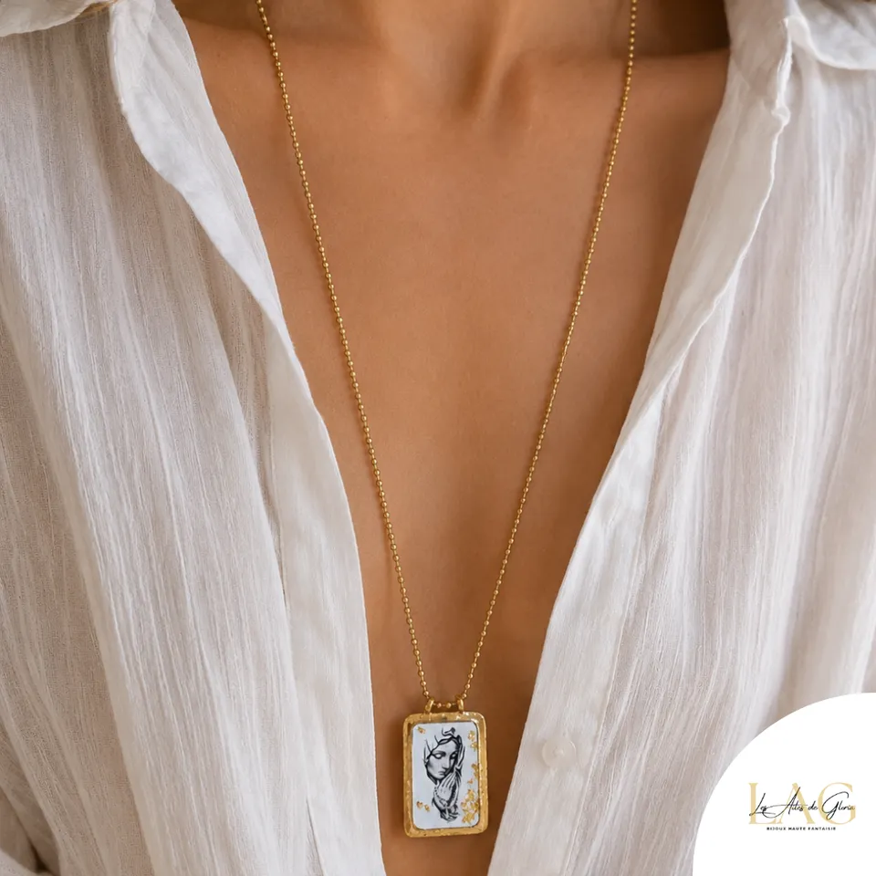 Les Ailes de Gloria Scapulaires Sautoir Scapulaire Lumière