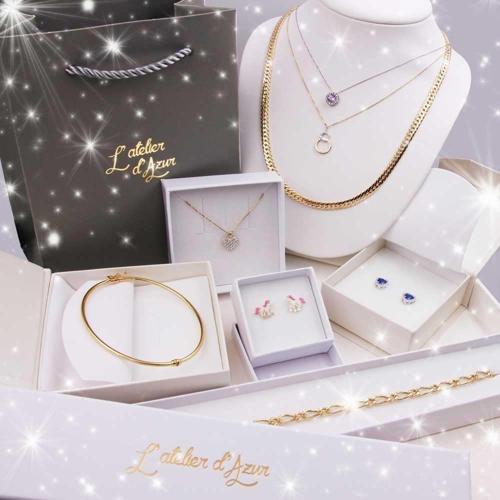 L'Atelier d'Azur Pendentif Croix Occitane Or 18K + Chaînes