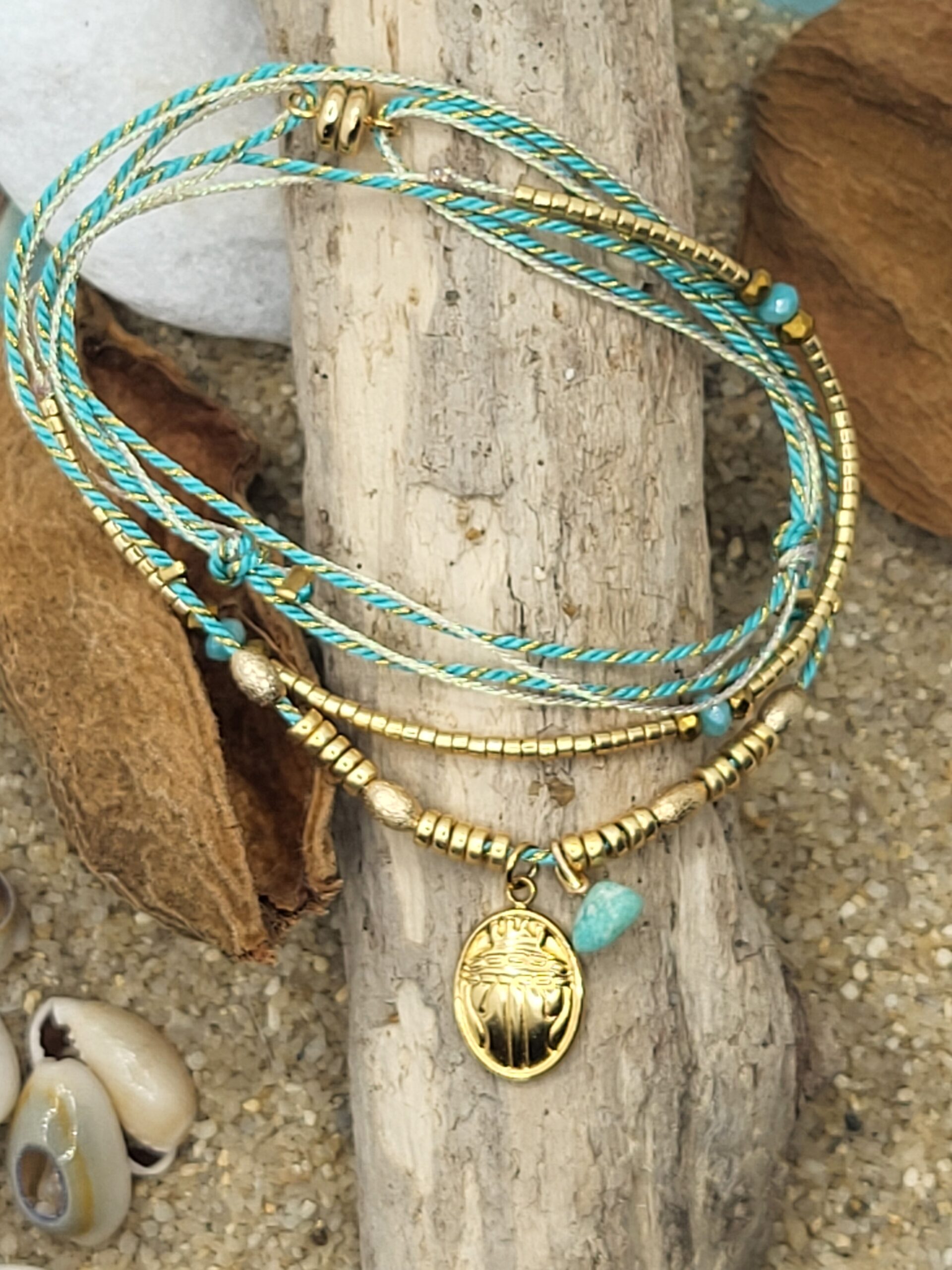 LES AILES DE GLORIA Coyotte Girl bracelet multirangs femme