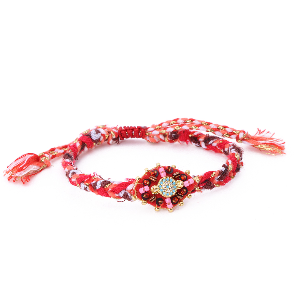 Hypnochic Bandana Eyes bracelet tressé œil Nazar