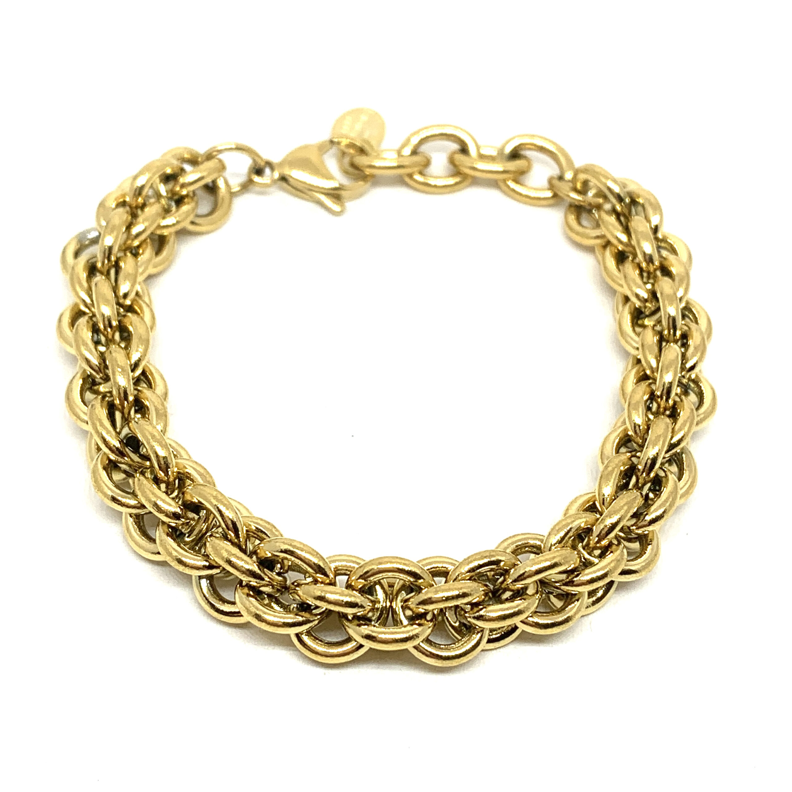 Hypnochic Mira bracelet maillon doré acier inoxydable