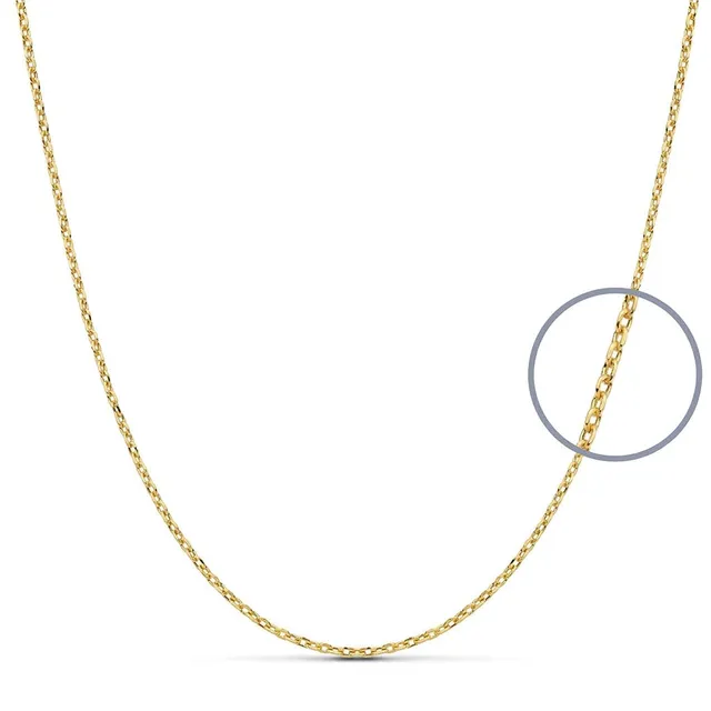 L'Atelier d'Azur Croix Or Jaune collier zirconiums 1,9 cm + chaîne 42 cm