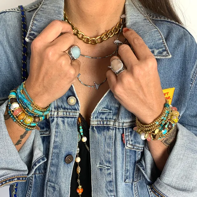 Hypnochic Jaya bracelet pierres naturelles œil de tigre