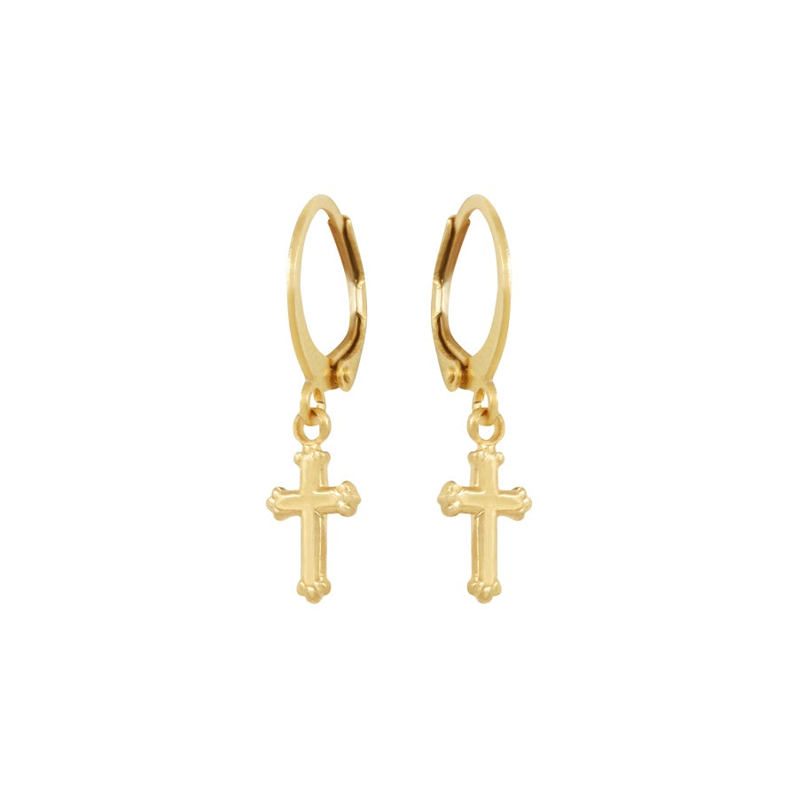 Leticia Ponti Faith boucles d'oreilles plaqué or