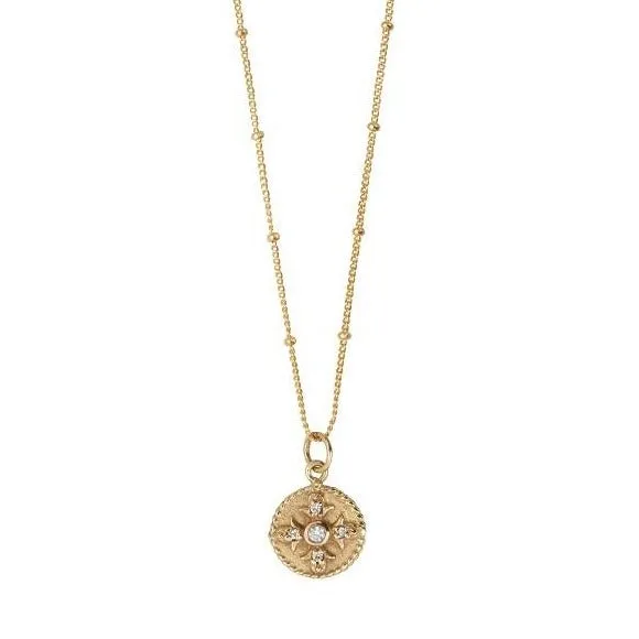 Leticia Ponti Colliers Cross collier croix zircons 40 cm