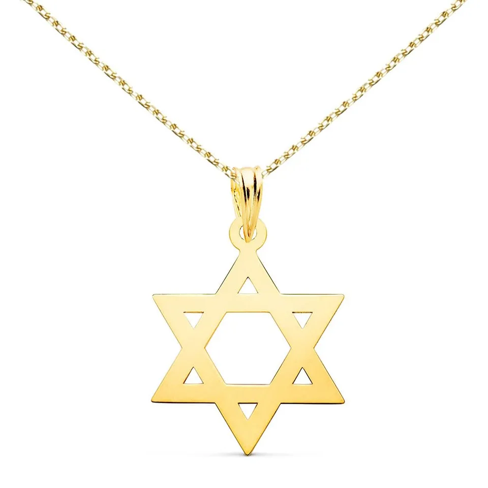 L'Atelier d'Azur Étoile de David 750 collier or jaune 18 carats