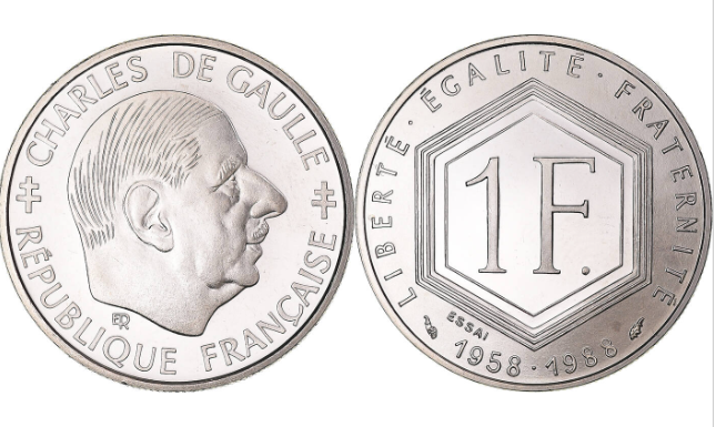 Le P’tit Franc Révolution bracelet 1 franc années