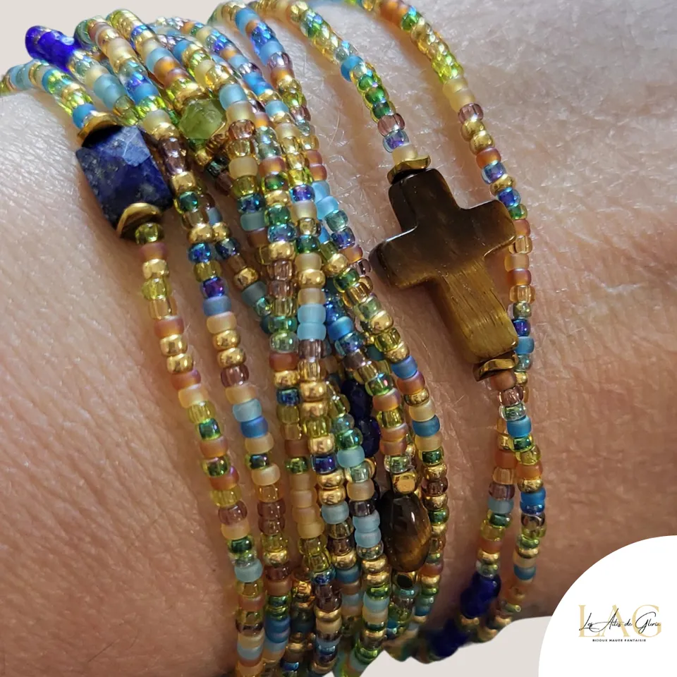 Les Ailes de Gloria Mojave bracelet multirangs fantaisie pour offrir