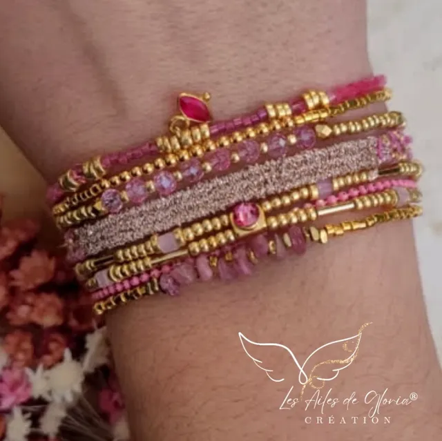 Les Ailes de Gloria Bracelet Liens Josephine chaîne fantaisie femme