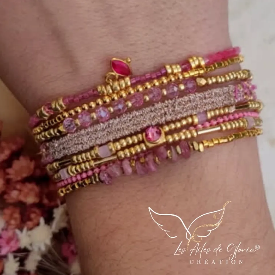 Les Ailes de Gloria Bracelet Liens Josephine chaîne fantaisie femme