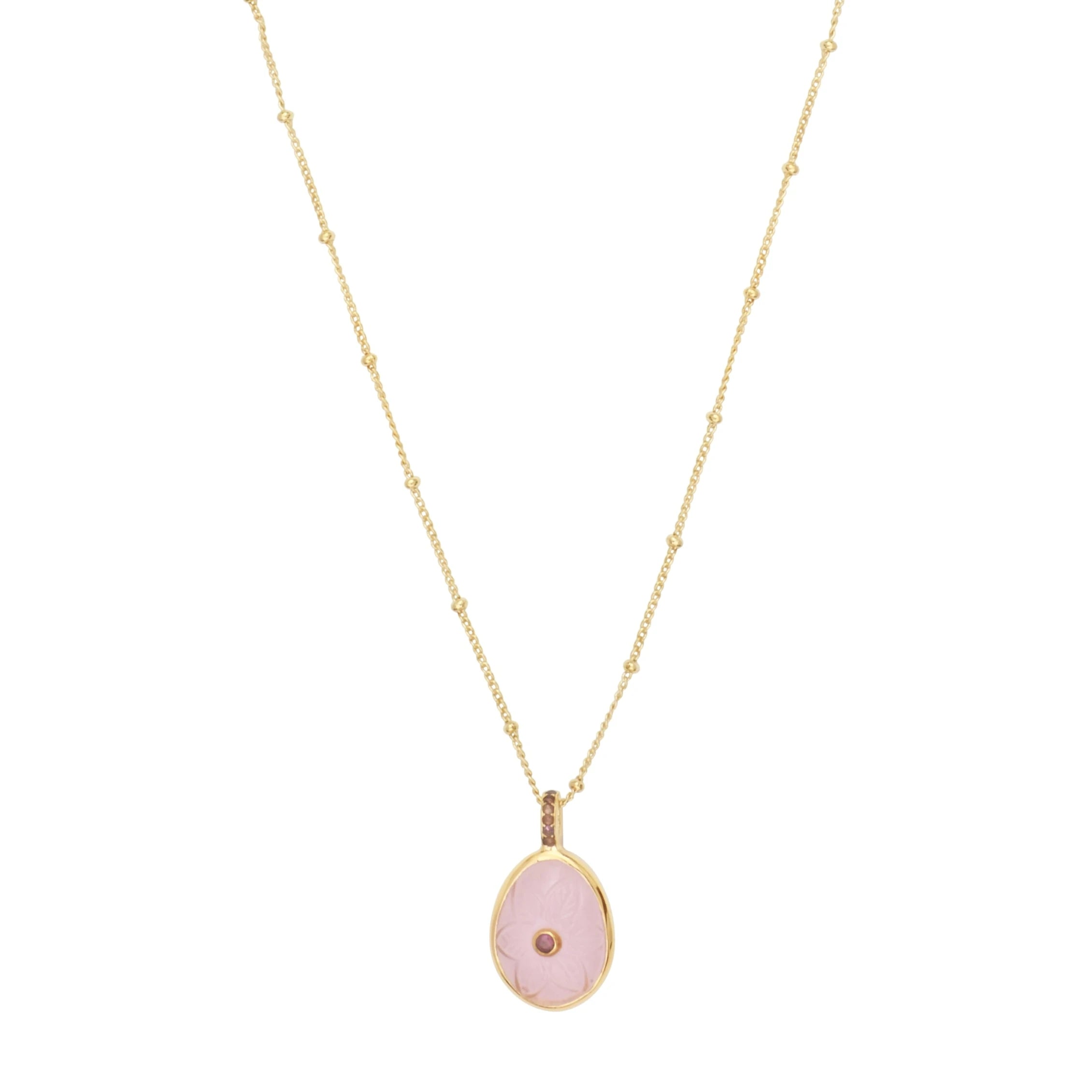 Leticia Ponti Florencia collier quartz lemon 40 cm