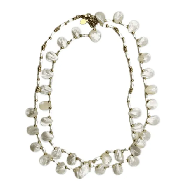 Hypnochic Goutte Nacre sautoir pendentif nacre