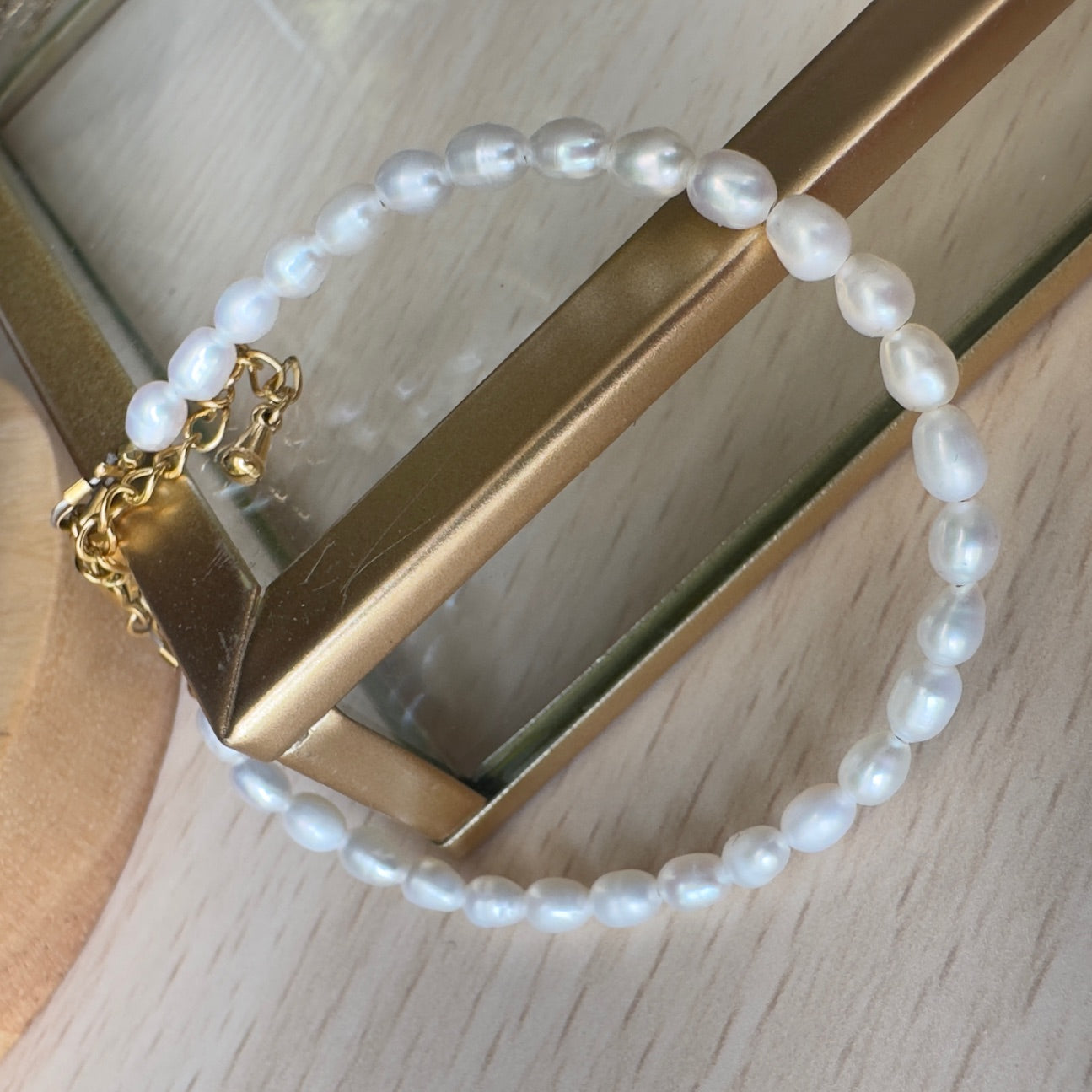 MAD SO CREATION Angie bracelet perles eau douce 17 cm