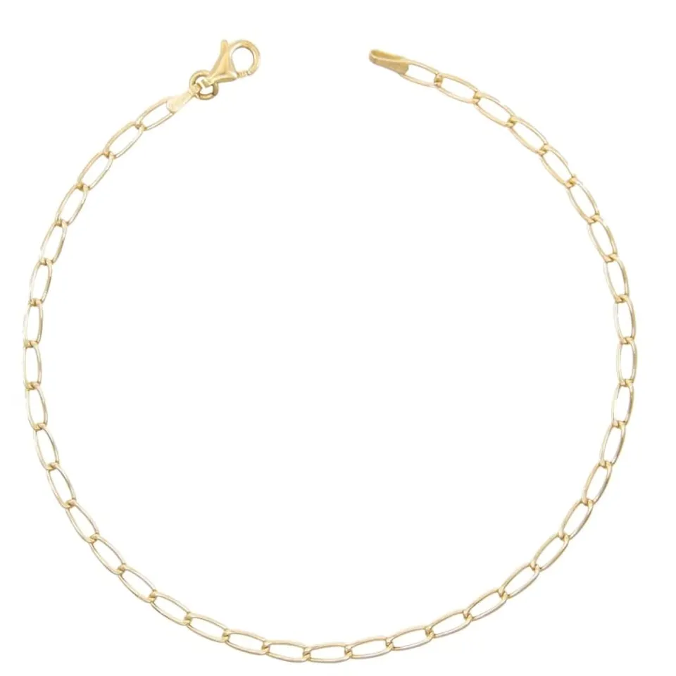 L'Atelier d'Azur Bracelet Maille Cheval Or Jaune Homme Véritable