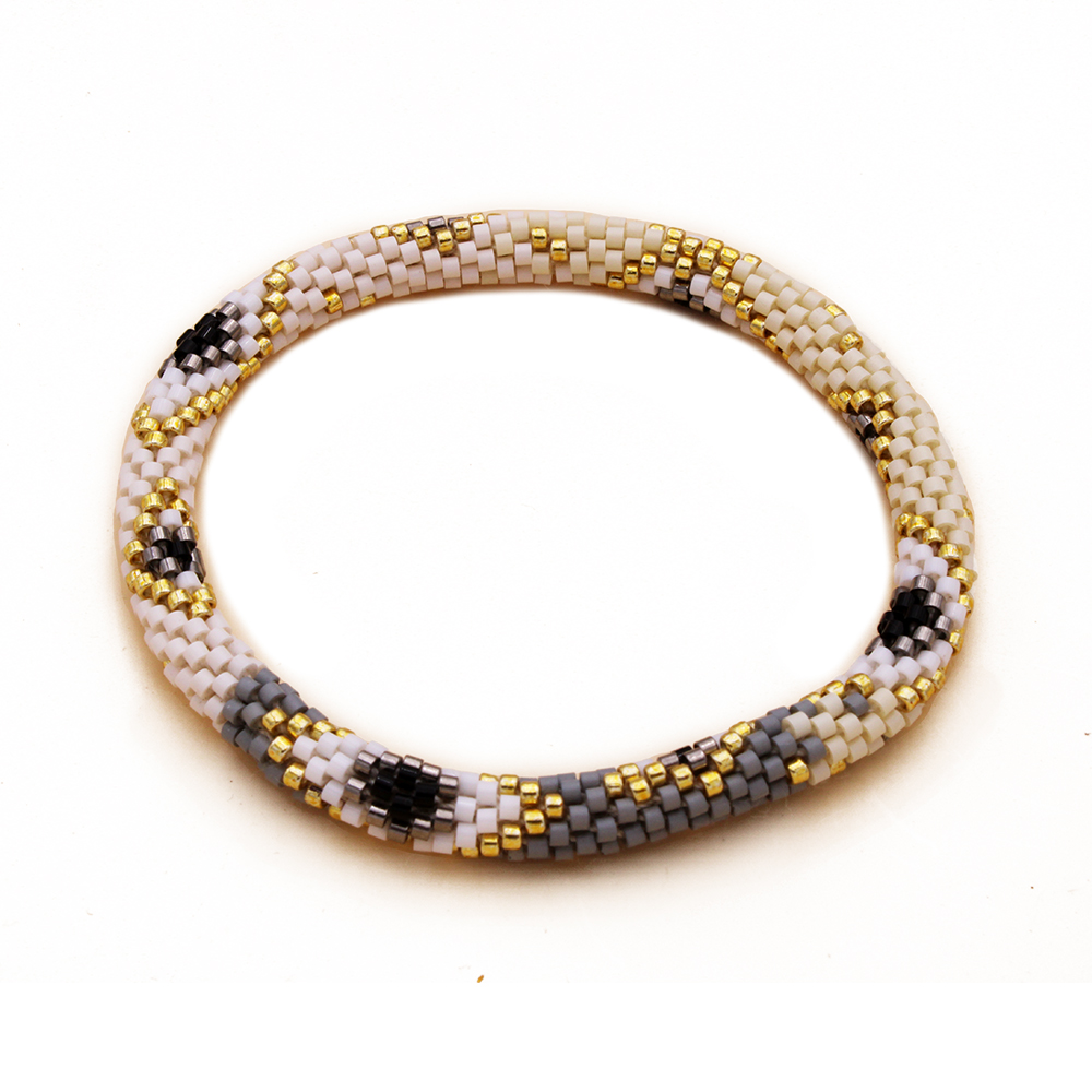 Hypnochic Œil bracelet népalais perles Miyuki Nazar