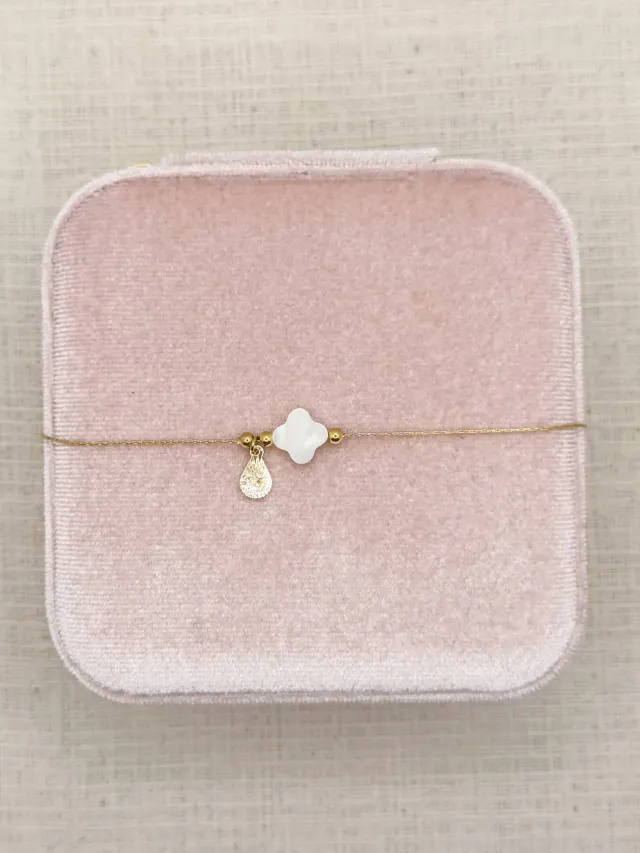 Pachanana Madre Perla bracelet plaqué or nacre