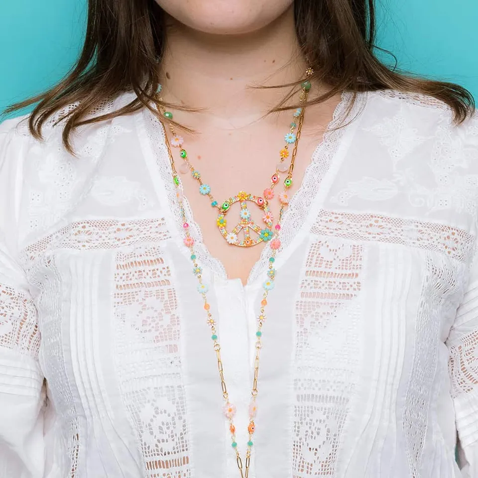 HYPNOCHIC Peace Flora collier fantaisie femme