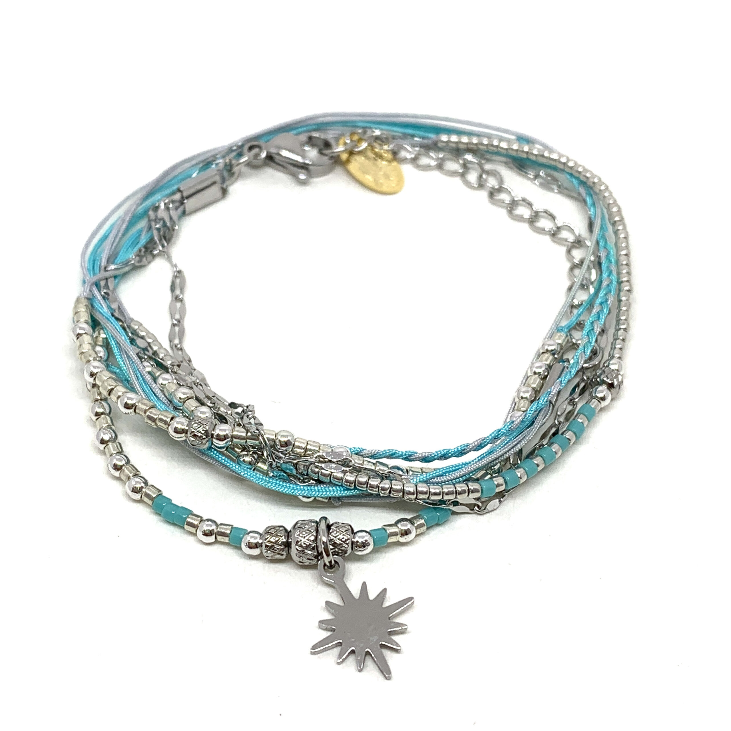 Hypnochic Bracelets Mily 2 rangs bracelet multicolore ajustable