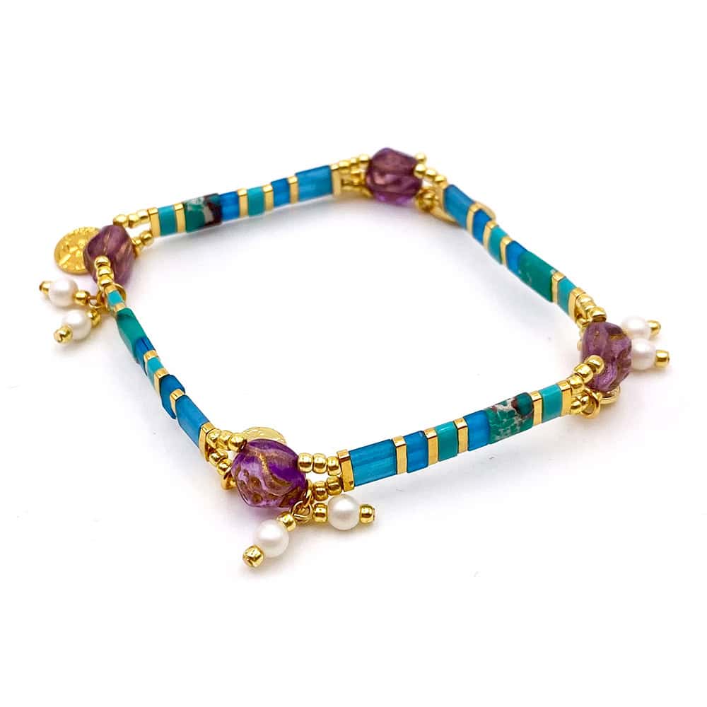 Hypnochic Bracelets Bracelet Tila Perles de Culture Femme