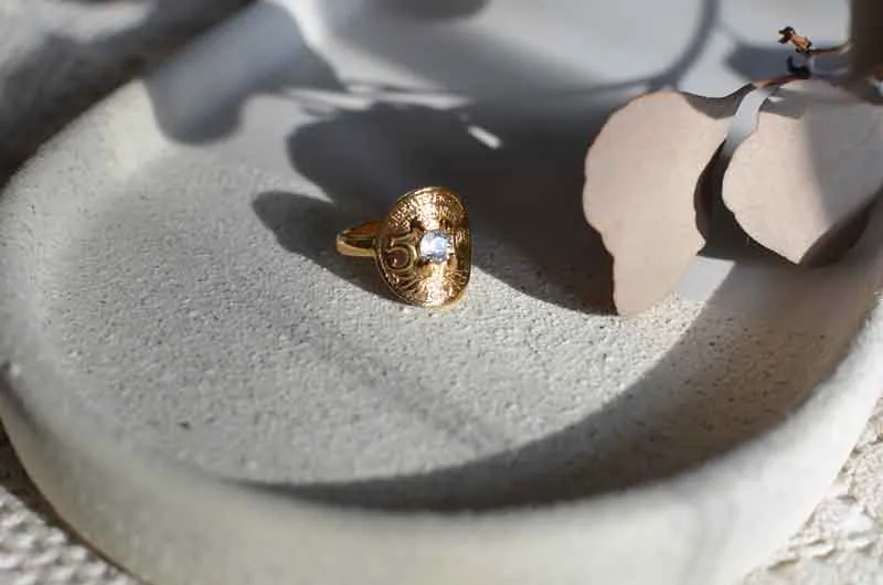 Le P’tit Franc Fraternité bague 5 sous zirconium 17 mm