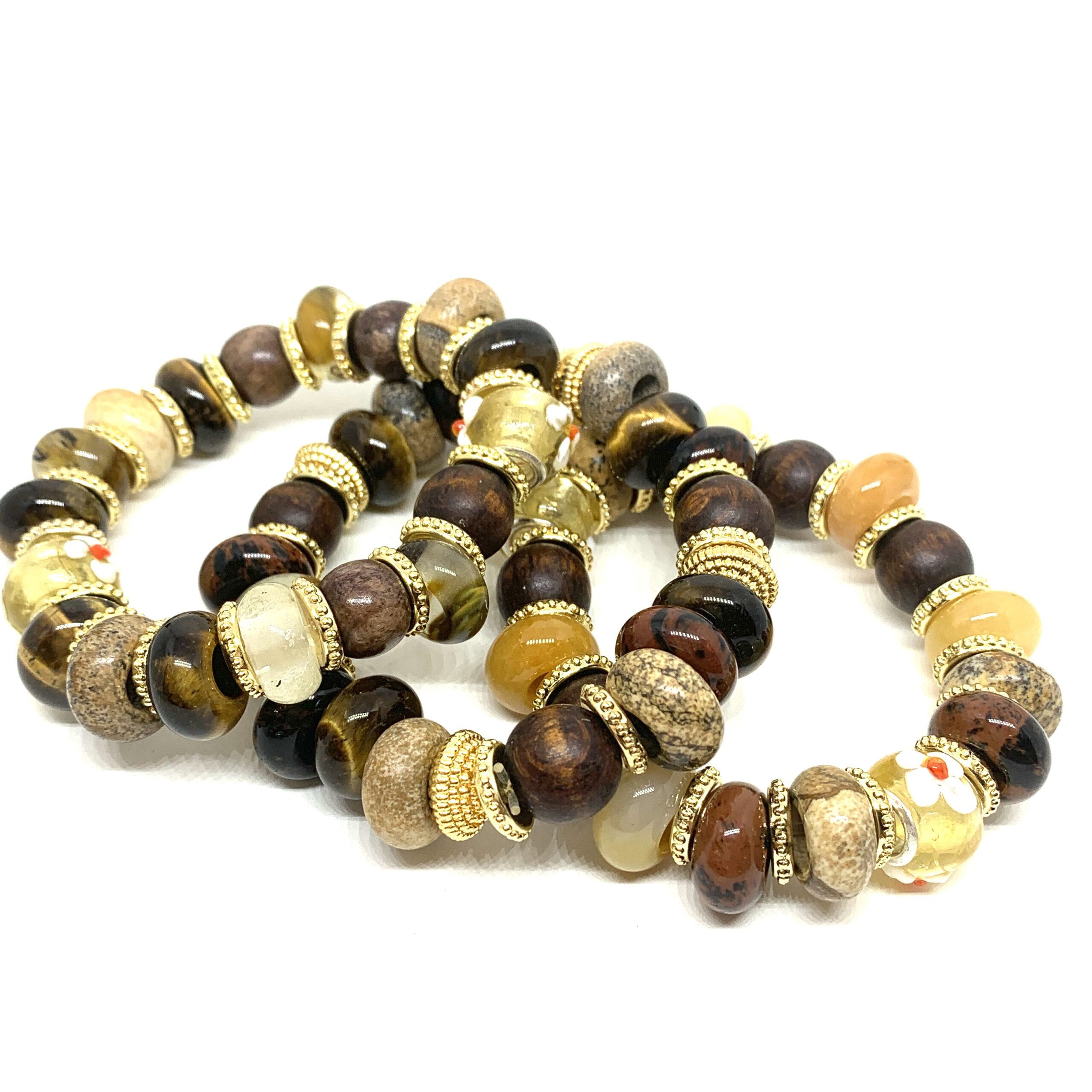 Hypnochic Jaya bracelet pierres naturelles œil de tigre