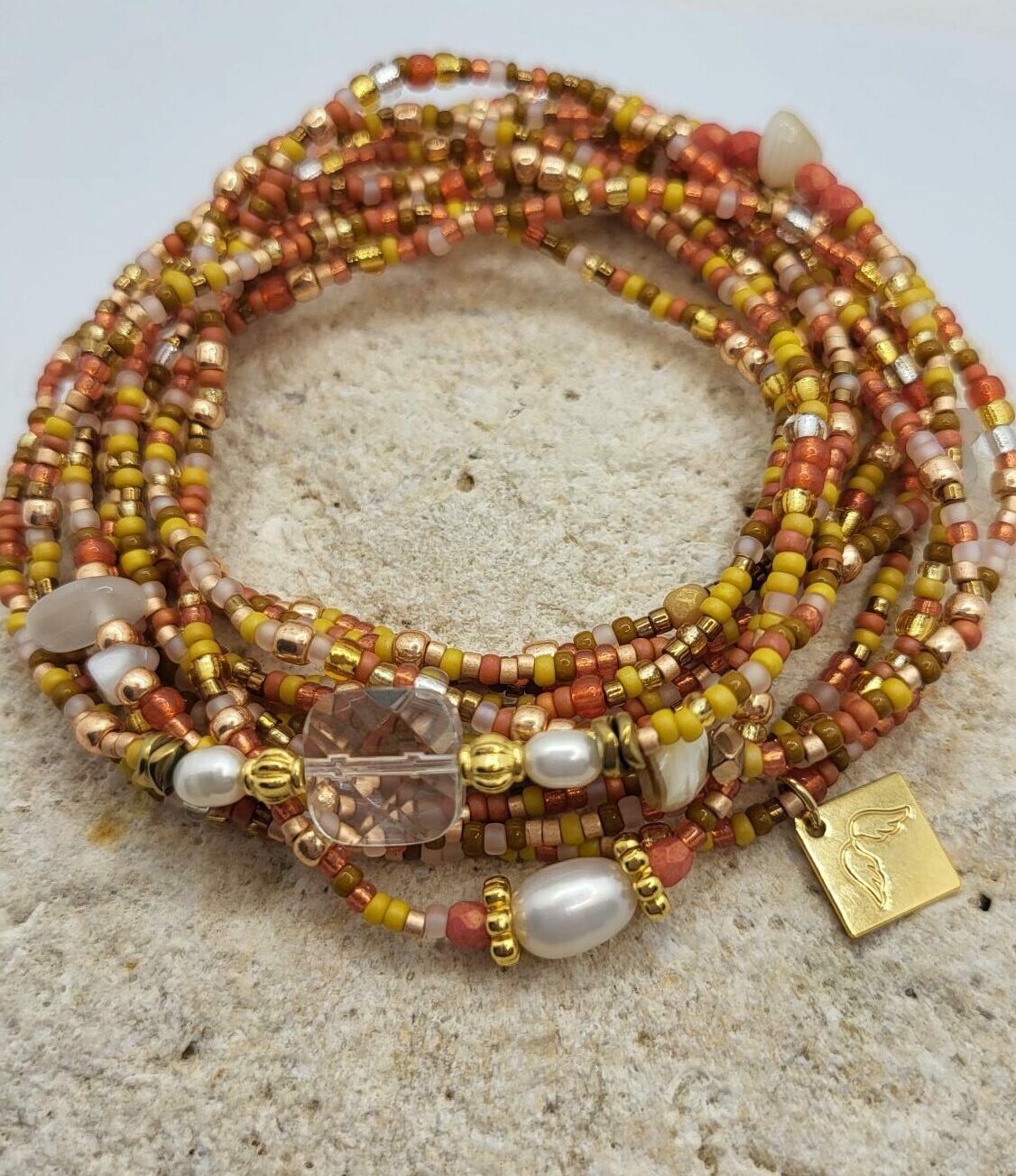 Les Ailes de Gloria Lisa bracelet multirangs femme